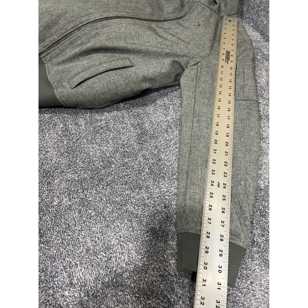 Tommy Hilfiger Mens Softshell Hooded Jacket Grey Full Zip Size Medium - Picture 13 of 15
